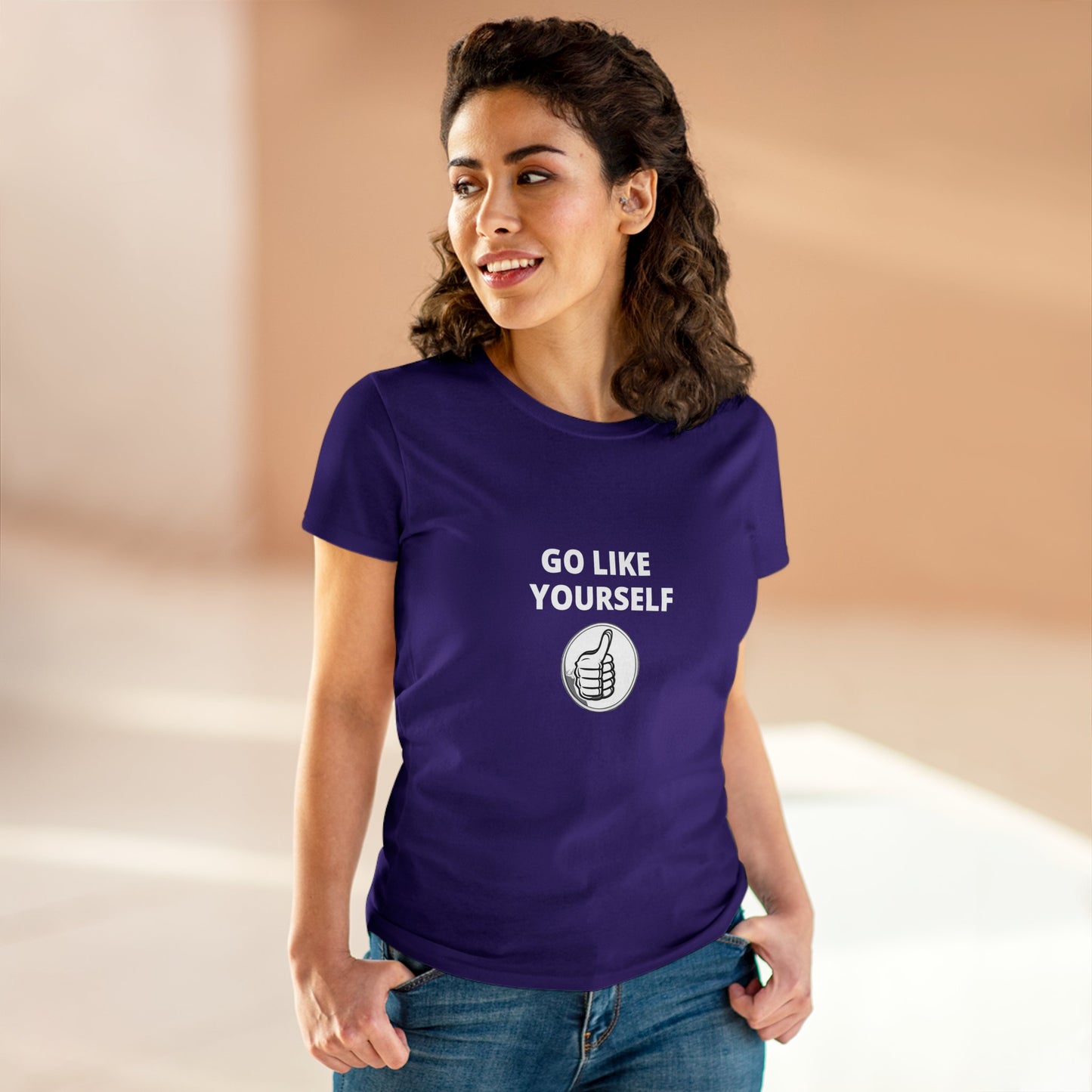 Go Like Yourself Women's Midweight Cotton Tee