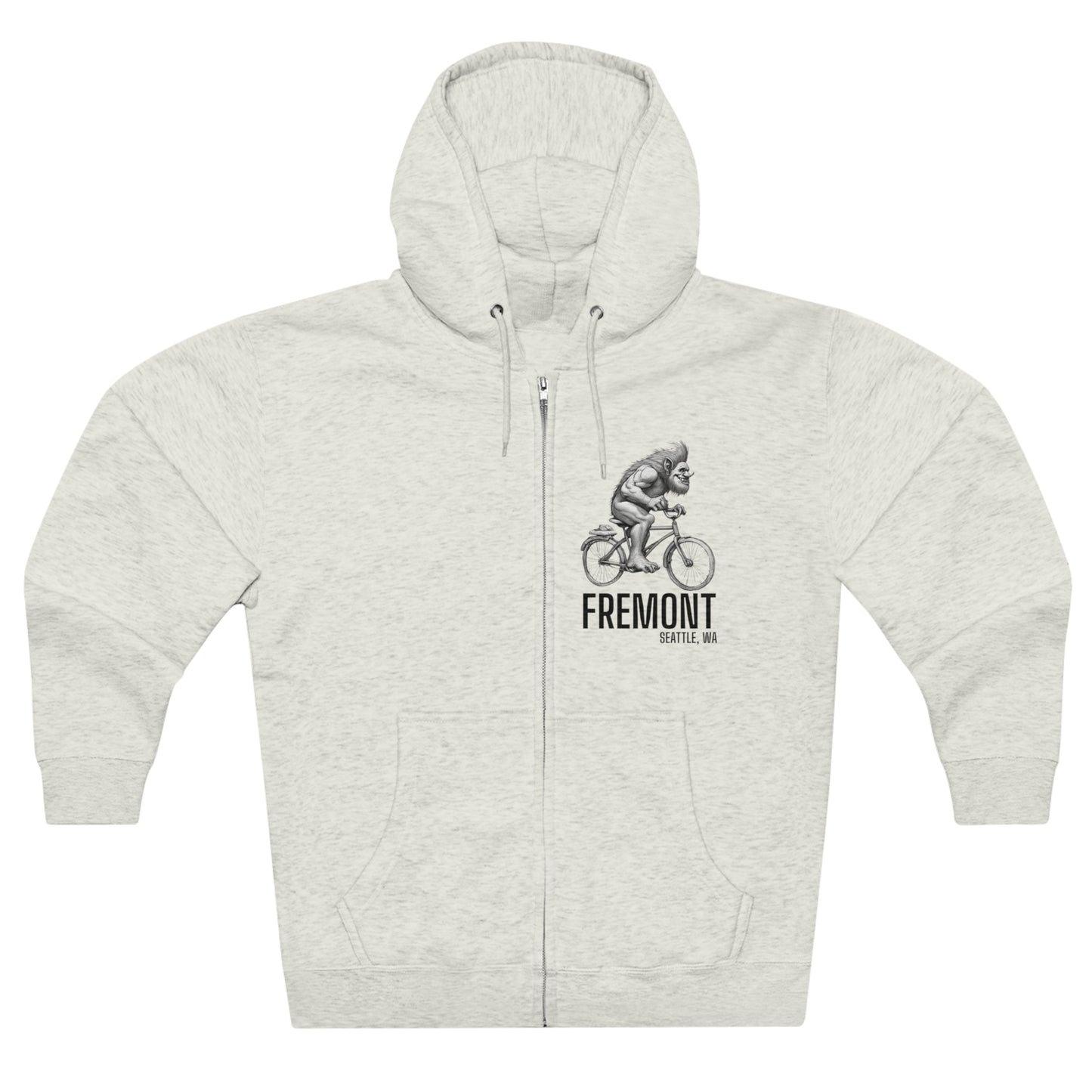 Fremont Seattle Unisex Zip Hoodie