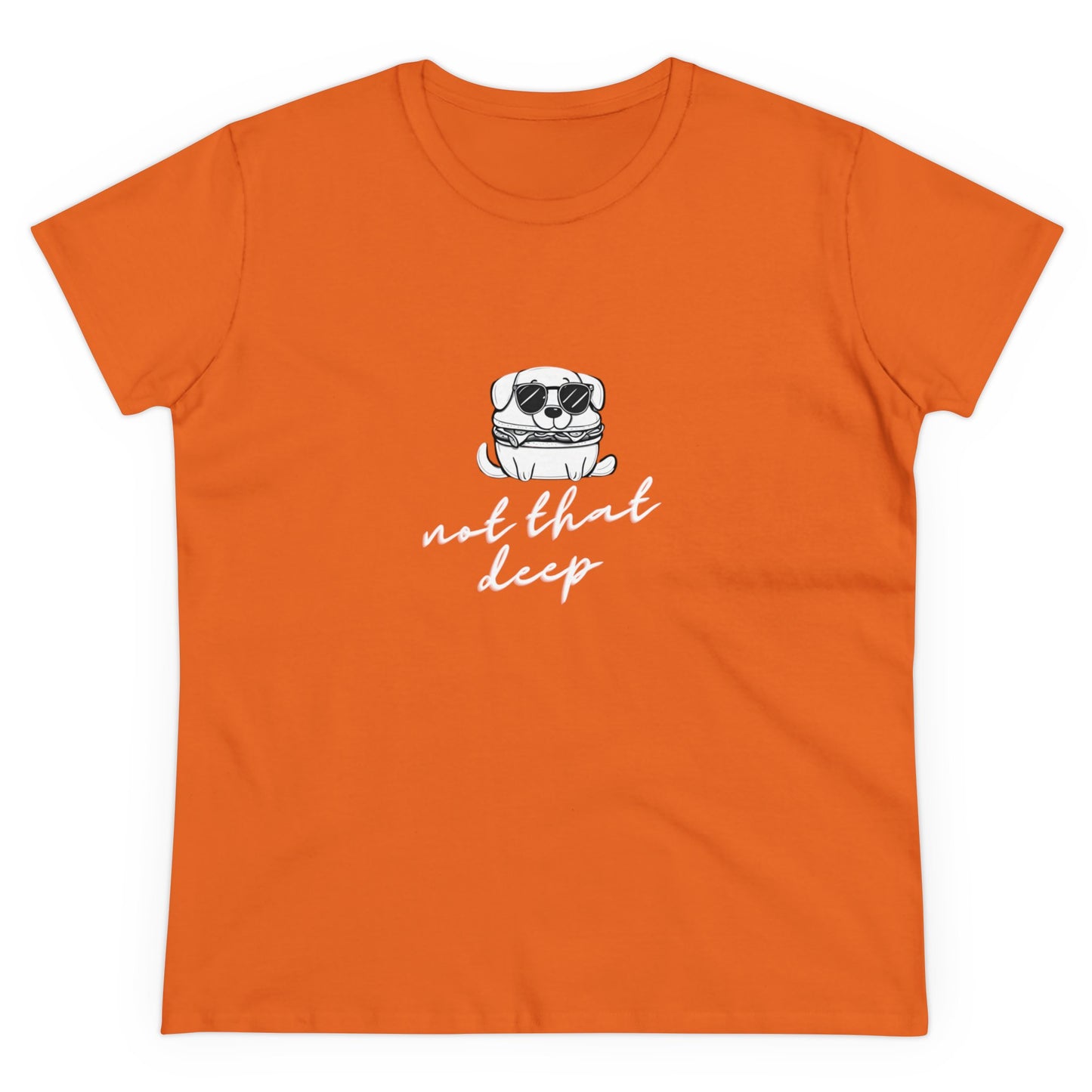 Not that deep Women's Midweight Cotton Tee