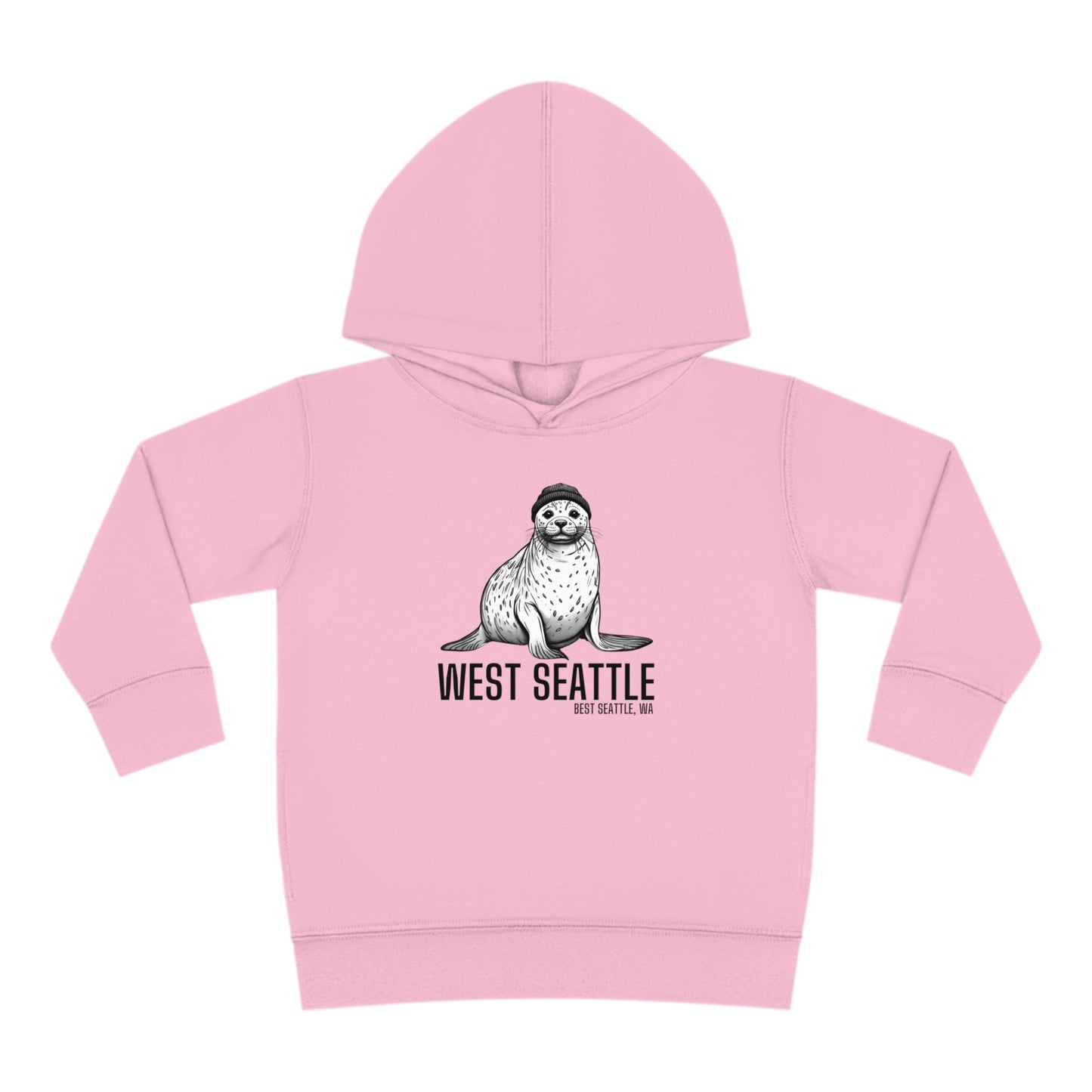 West Seattle Harbor Seal Toddler Pullover Fleece Hoodie