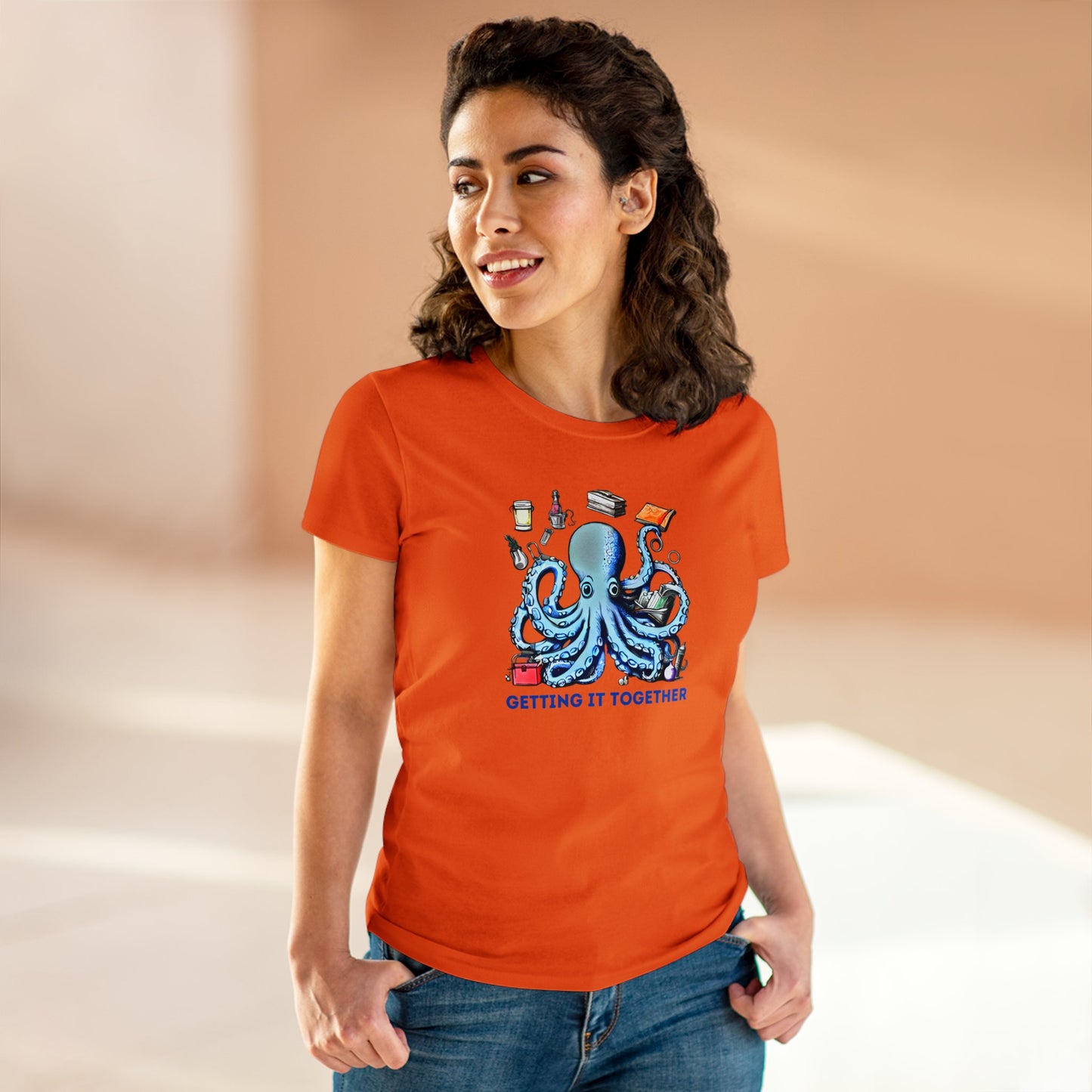 Getting It Together Women's Midweight Cotton Tee