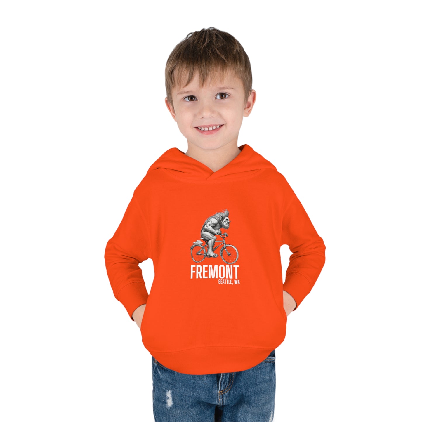 Fremont Seattle Toddler Pullover Fleece Hoodie