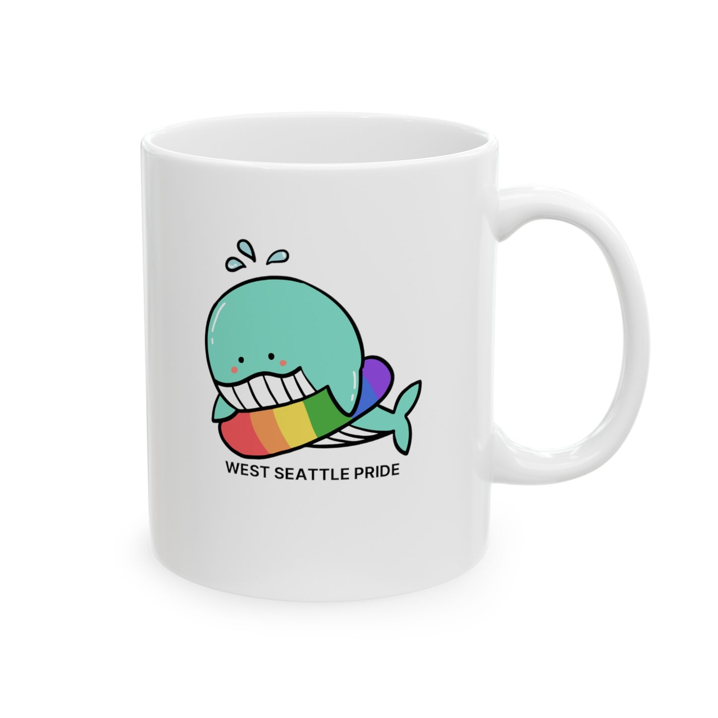 West Seattle Pride Ceramic Mug, (11oz, 15oz)