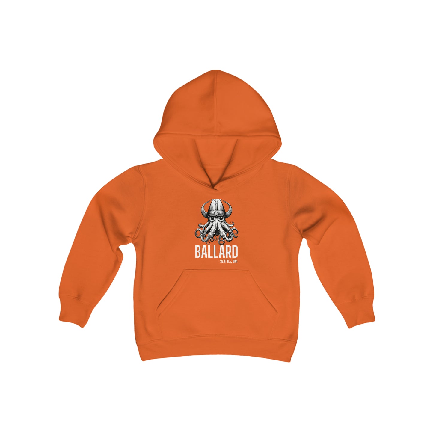 Ballard Octopus Youth Heavy Blend Hooded Sweatshirt