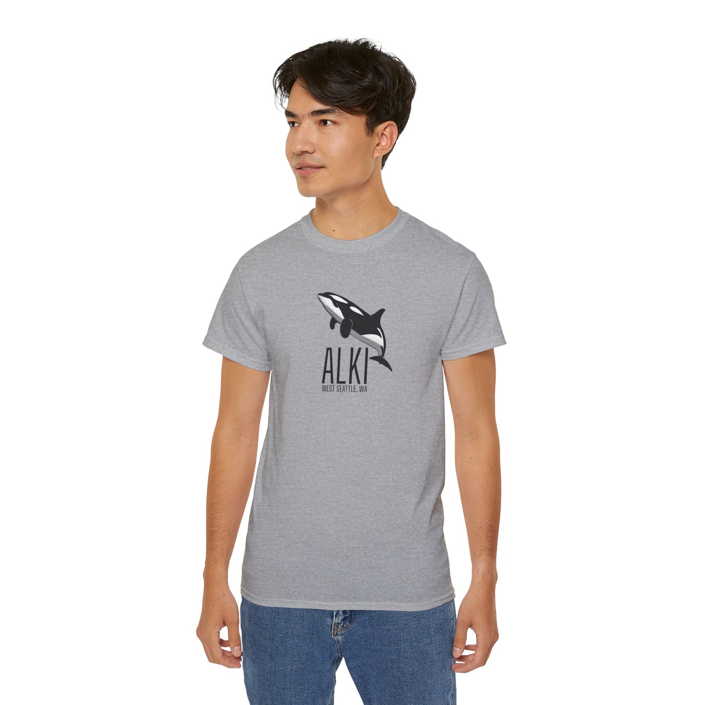 Alki West Seattle Orca Ultra Cotton Tee