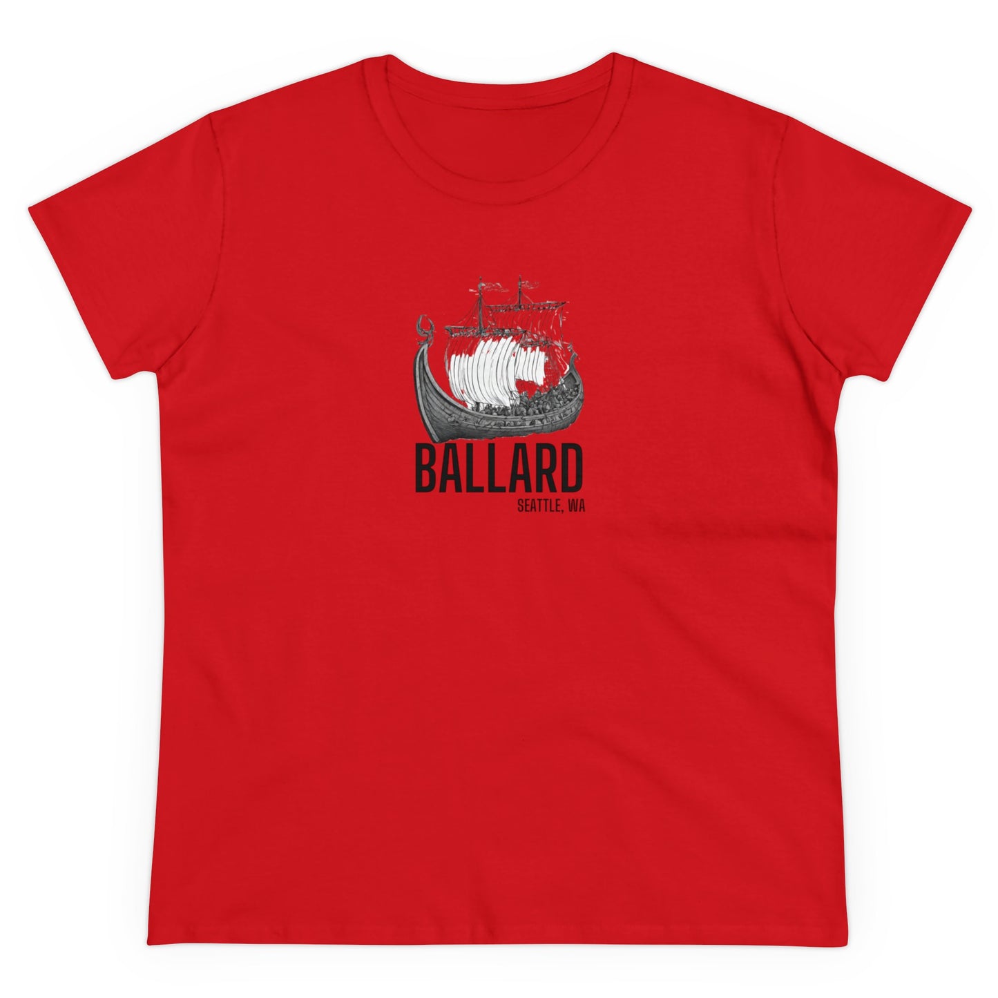 Ballard Seattle Women's Midweight Cotton Tee