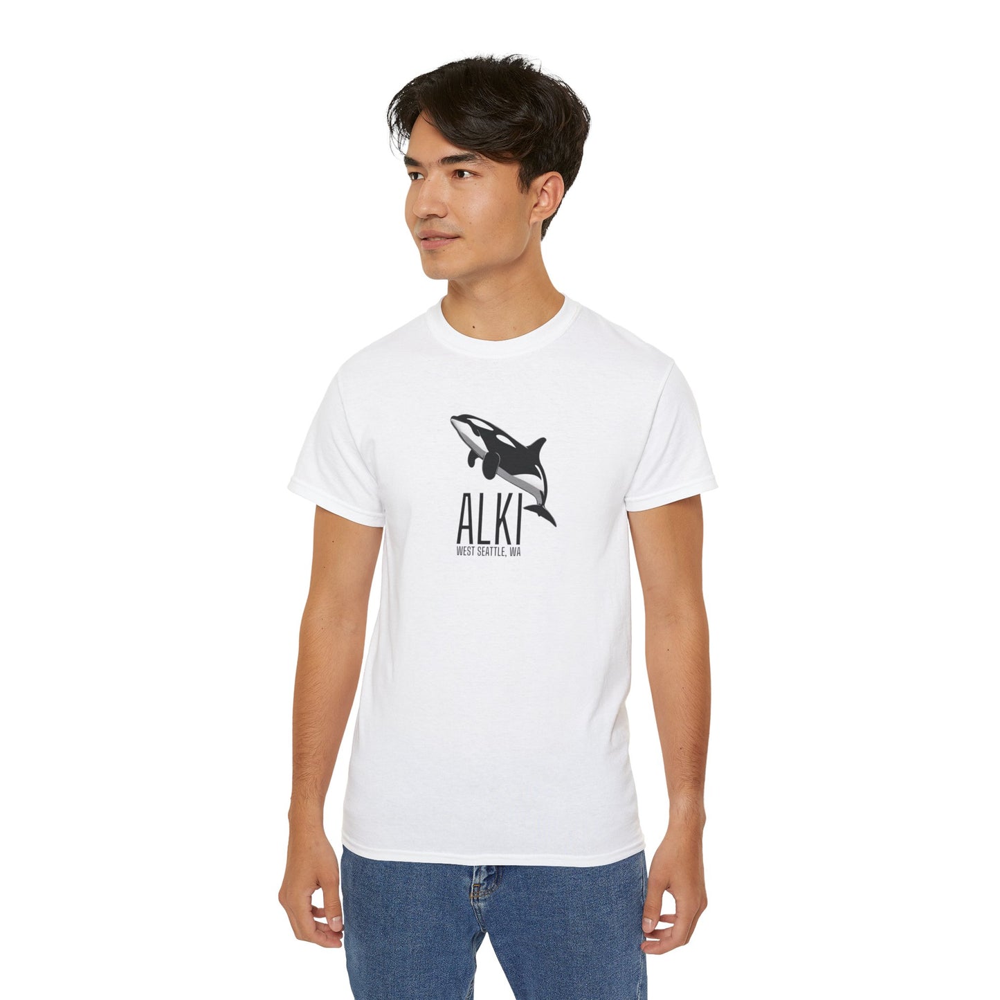 Alki West Seattle Orca Ultra Cotton Tee