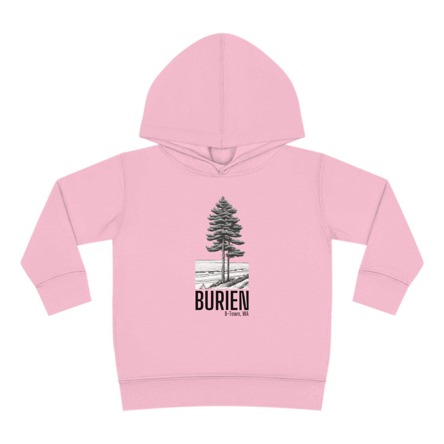 Burien WA Toddler Pullover Fleece Hoodie