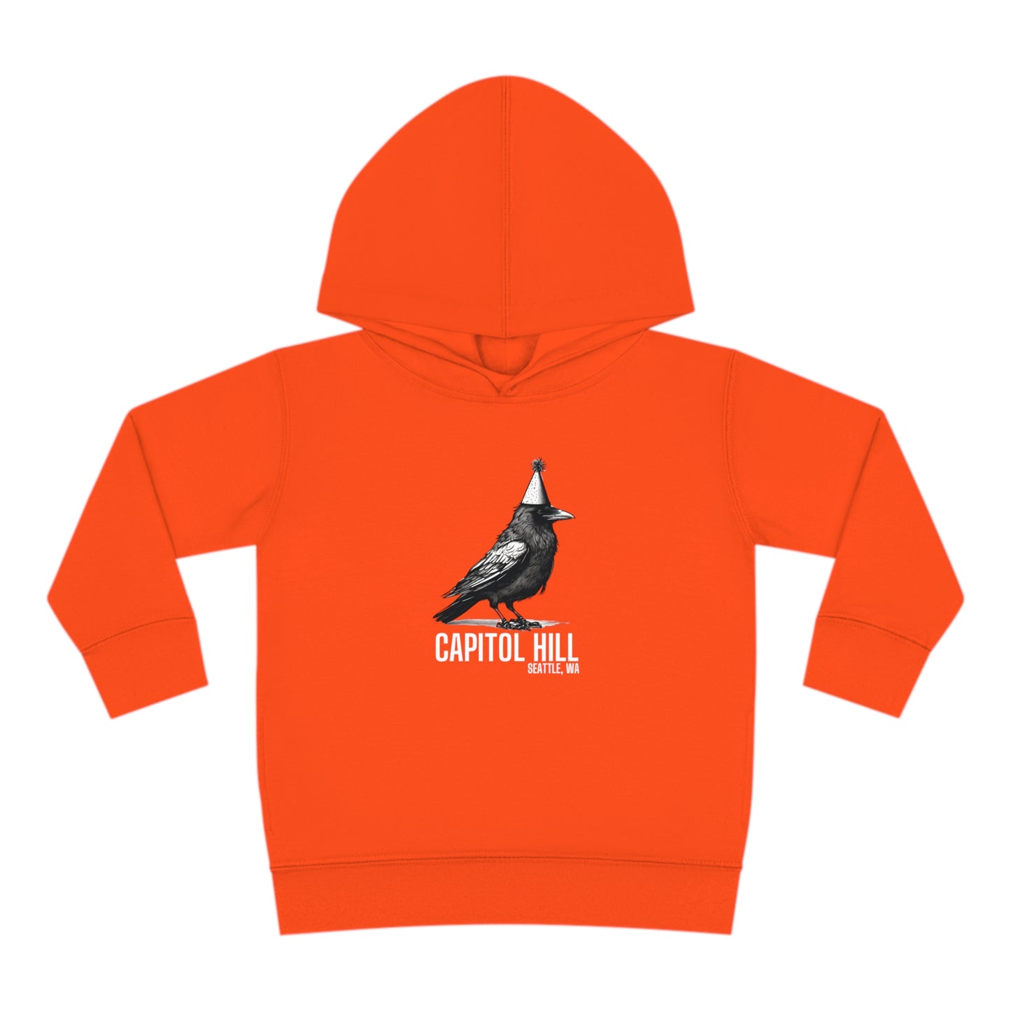 Capitol Hill Seattle Toddler Pullover Fleece Hoodie