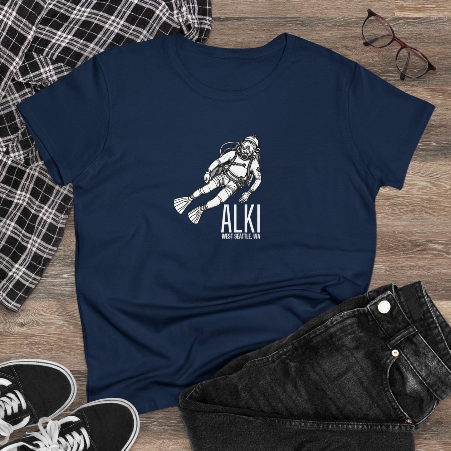 Alki Women's Midweight Cotton Tee