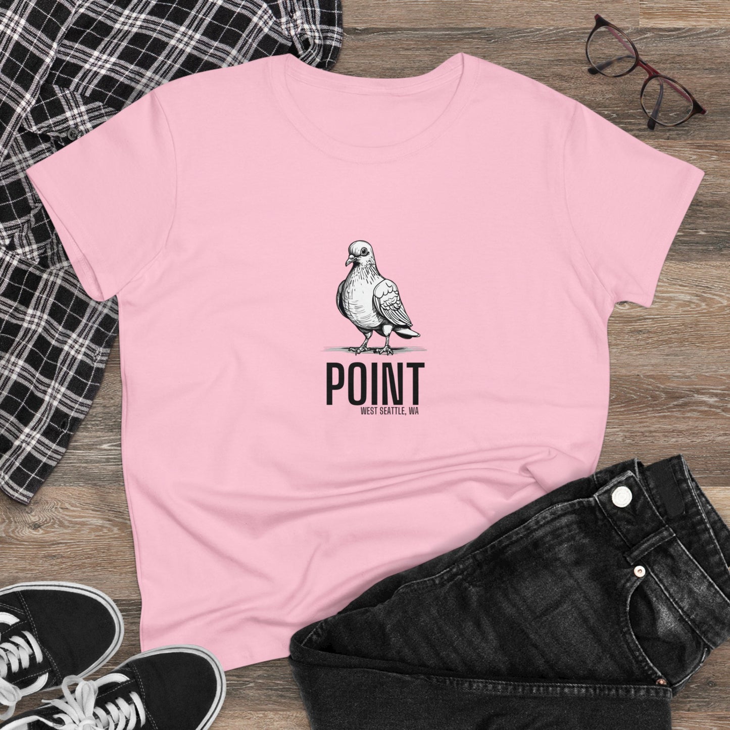 Pigeon Point Women's Midweight Cotton Tee