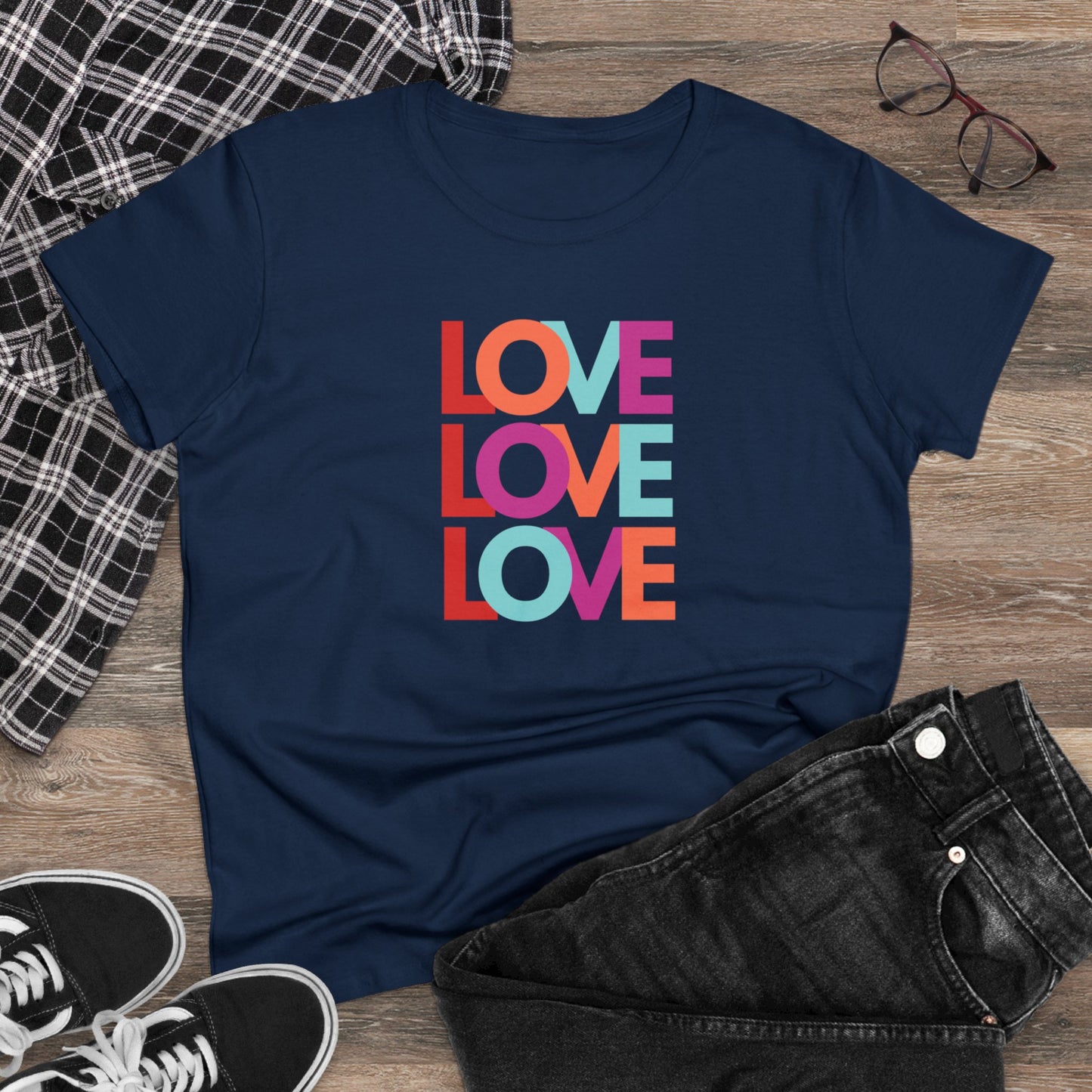 Love Women's Midweight Cotton Tee