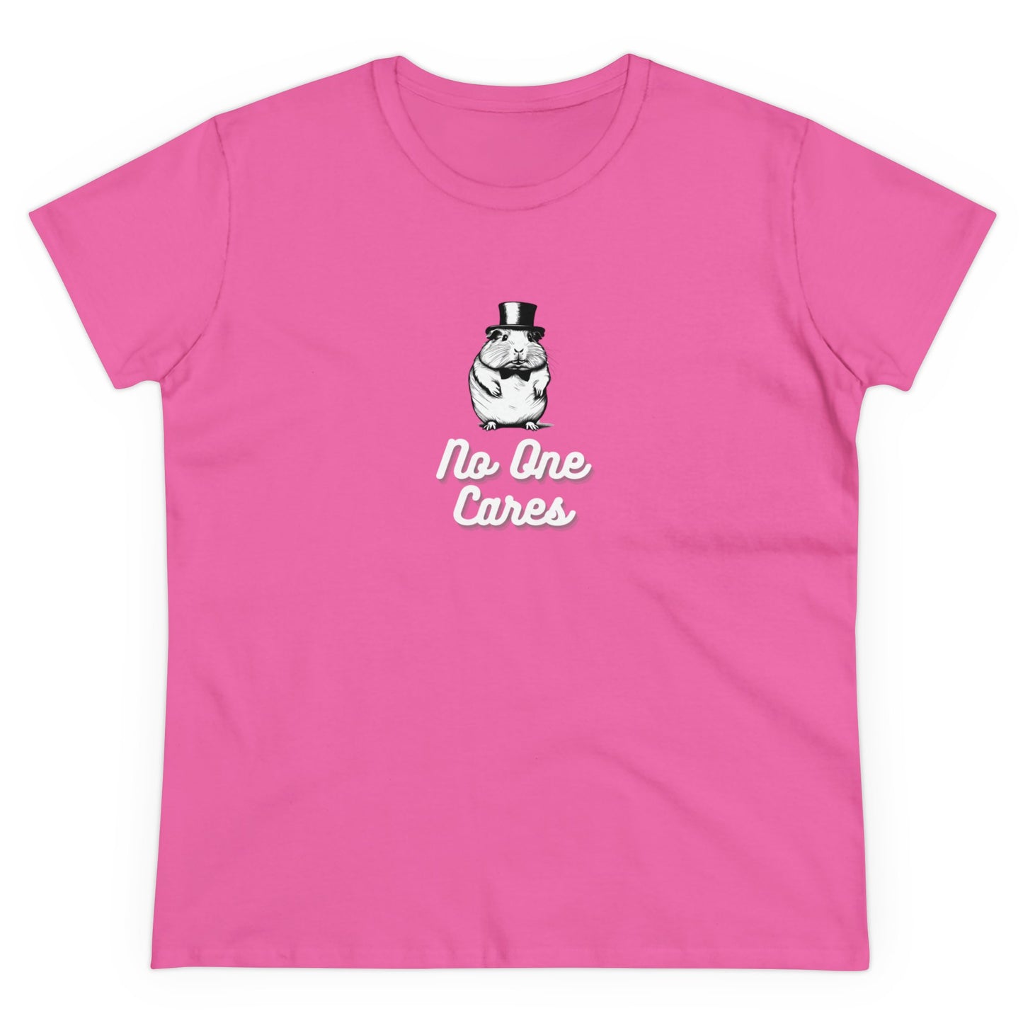 No One Cares Women's Midweight Cotton Tee