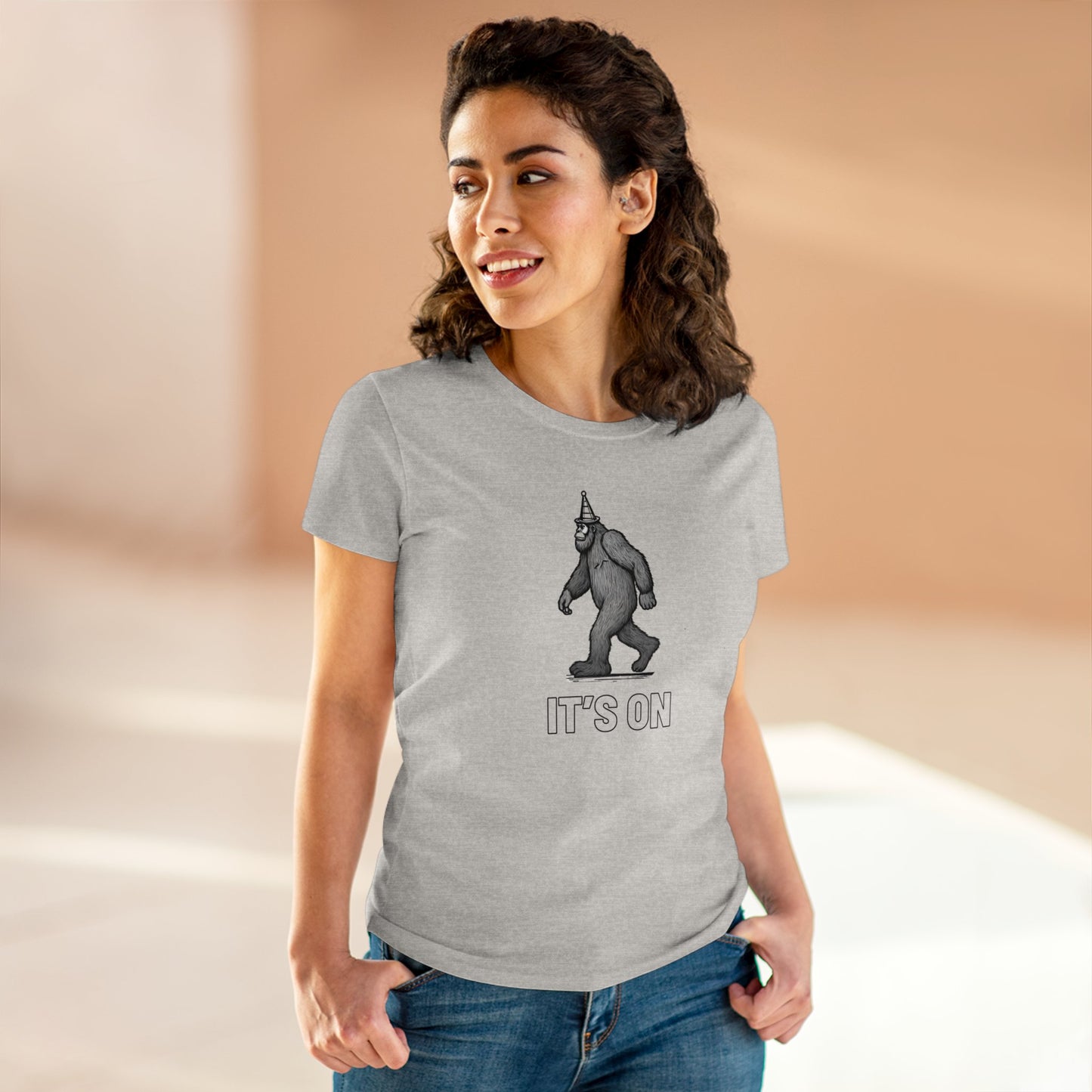 Its On Women's Midweight Cotton Tee