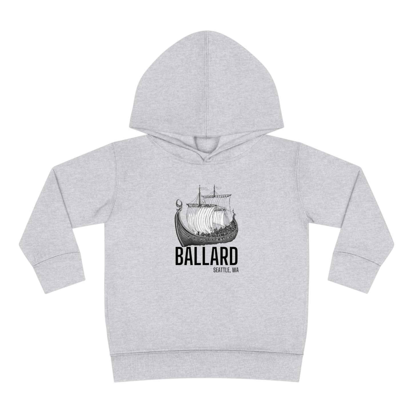 Ballard Seattle Toddler Pullover Fleece Hoodie