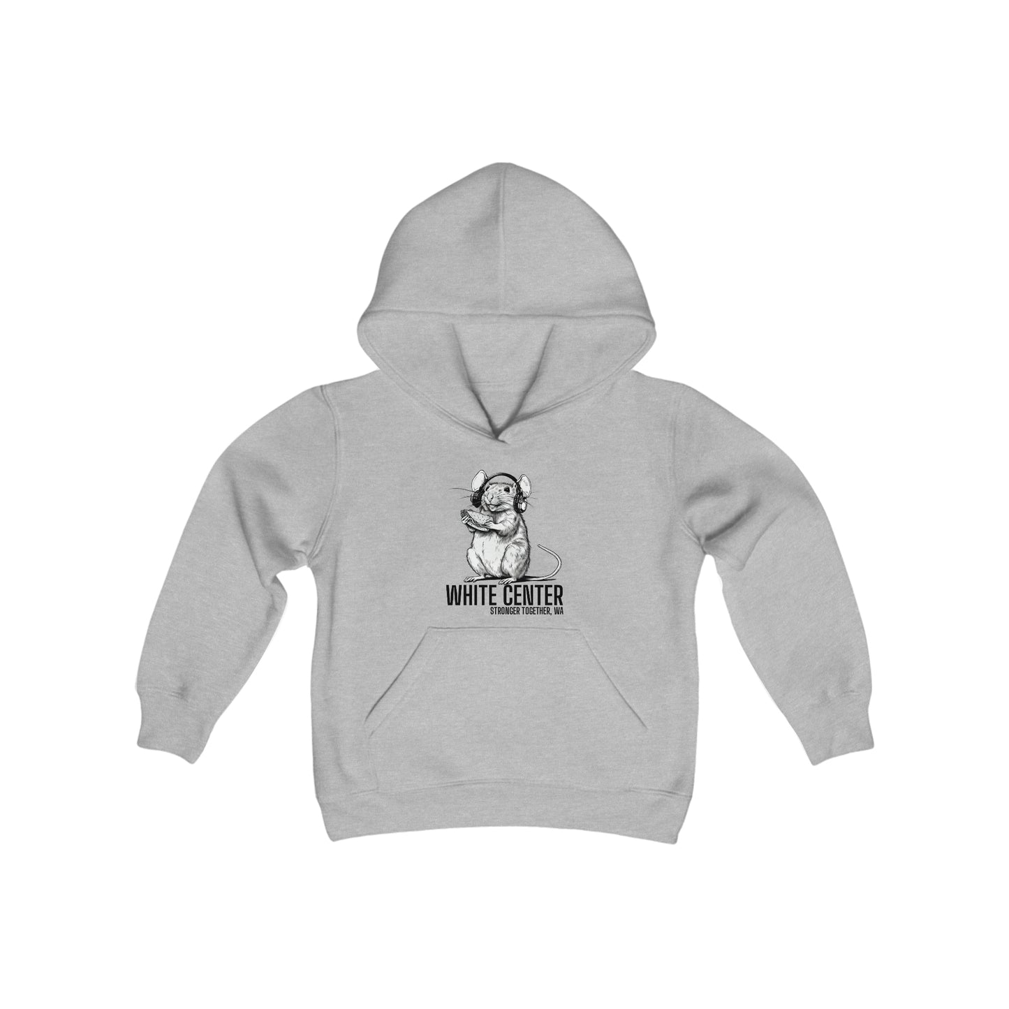 White Center, WA Youth Heavy Blend Hooded Sweatshirt