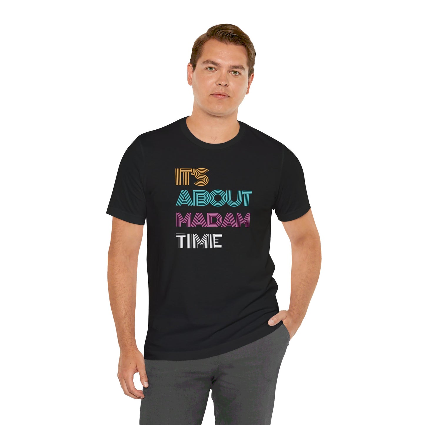 Neon It’s About Madam Time Jersey Short Sleeve Tee