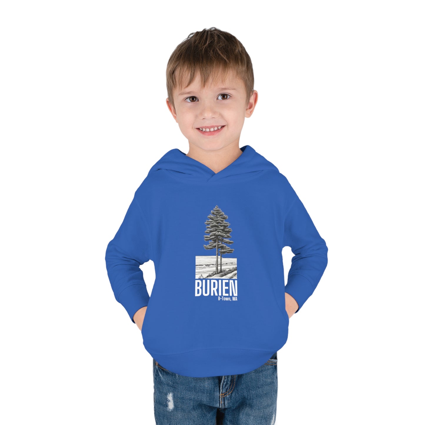 Burien WA Toddler Pullover Fleece Hoodie