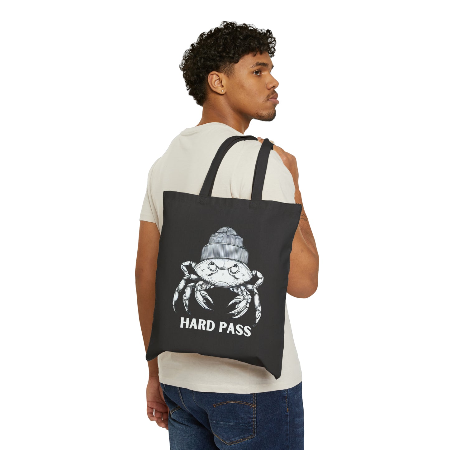 Hard Pass Cotton Canvas Tote Bag