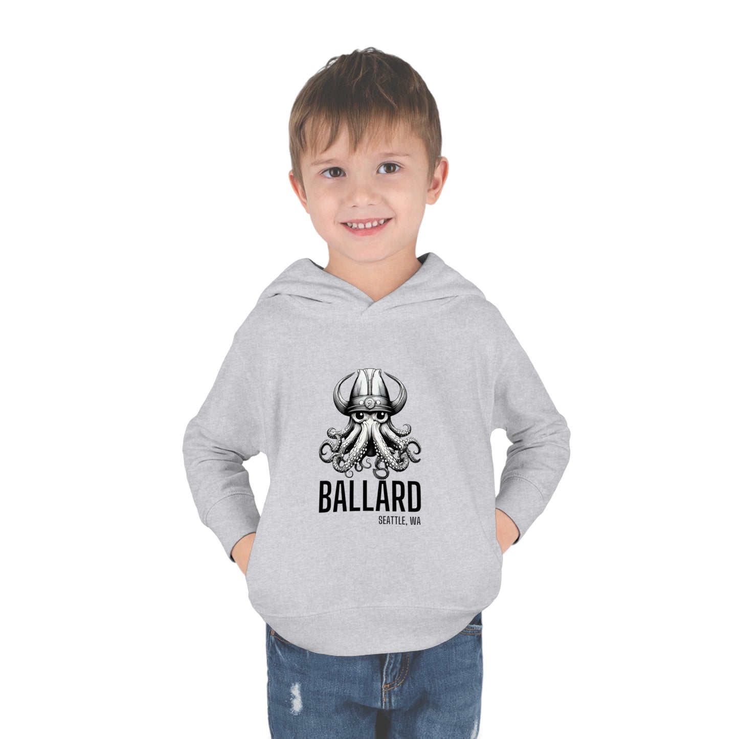 Ballard Octopus Toddler Pullover Fleece Hoodie