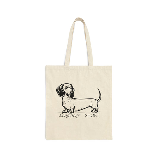 Long Story Short Cotton Canvas Tote Bag