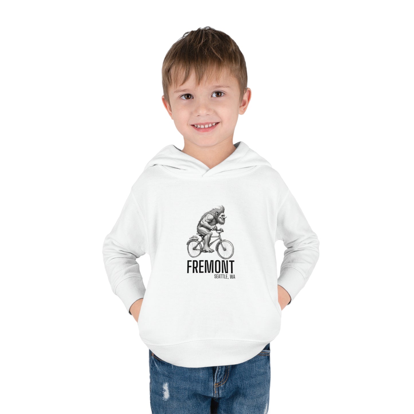 Fremont Seattle Toddler Pullover Fleece Hoodie