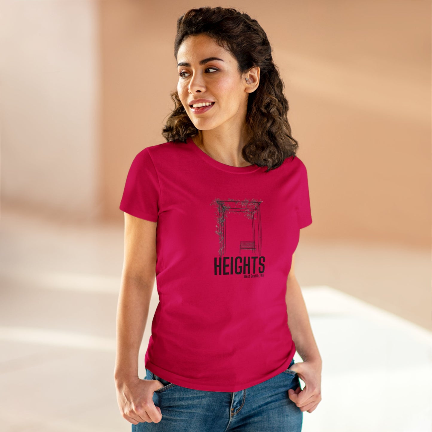 Arbor Heights Women's Midweight Cotton Tee