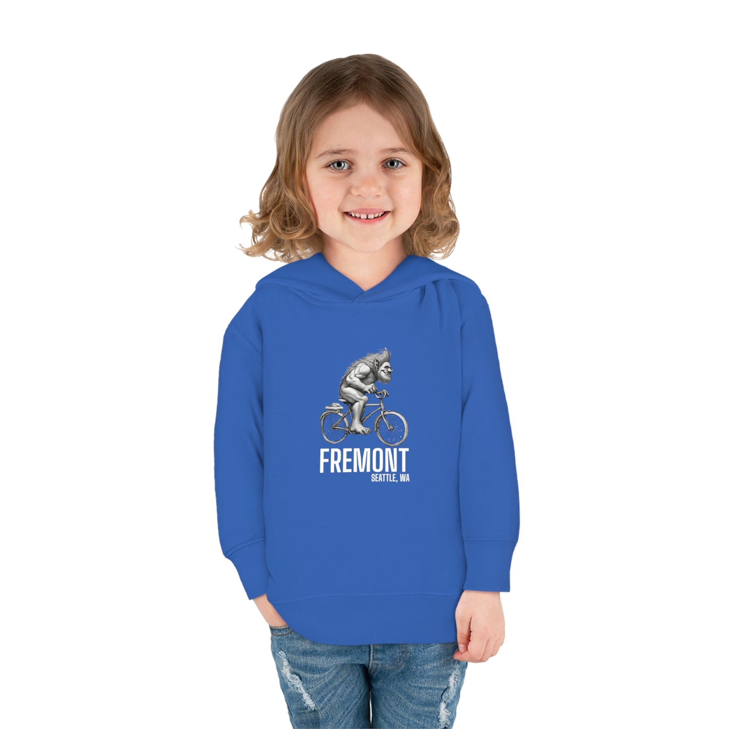 Fremont Seattle Toddler Pullover Fleece Hoodie