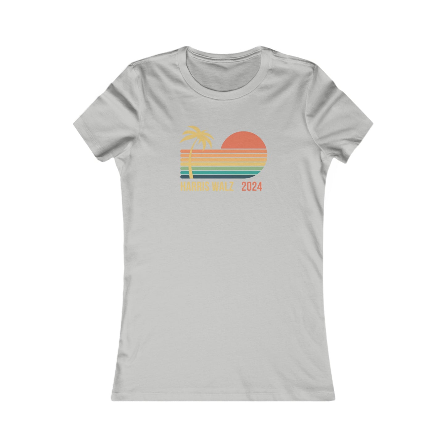 Palm Tree Harris Walz Women's Favorite Tee