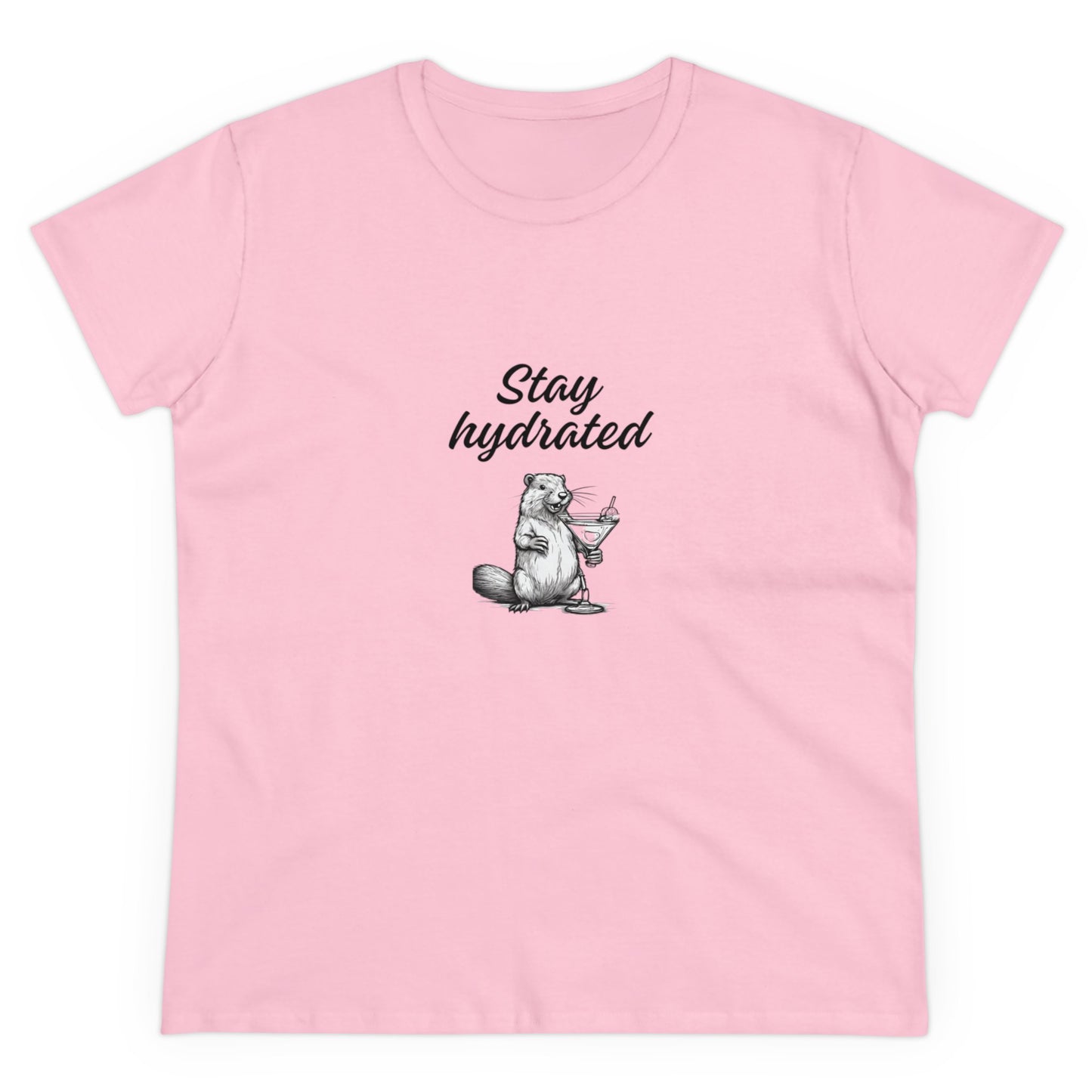 Stay Hydrated Women's Midweight Cotton Tee