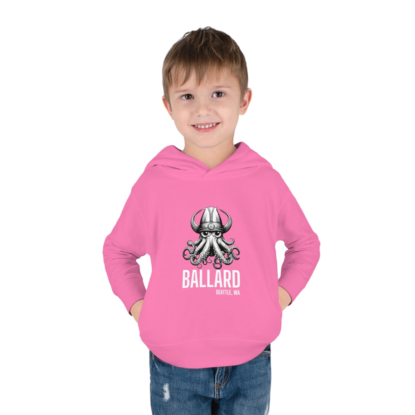 Ballard Octopus Toddler Pullover Fleece Hoodie