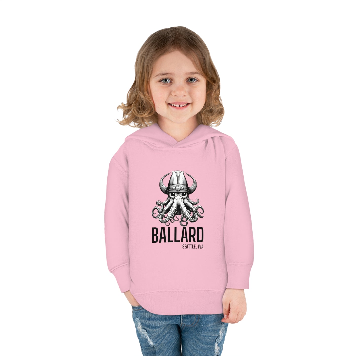 Ballard Octopus Toddler Pullover Fleece Hoodie