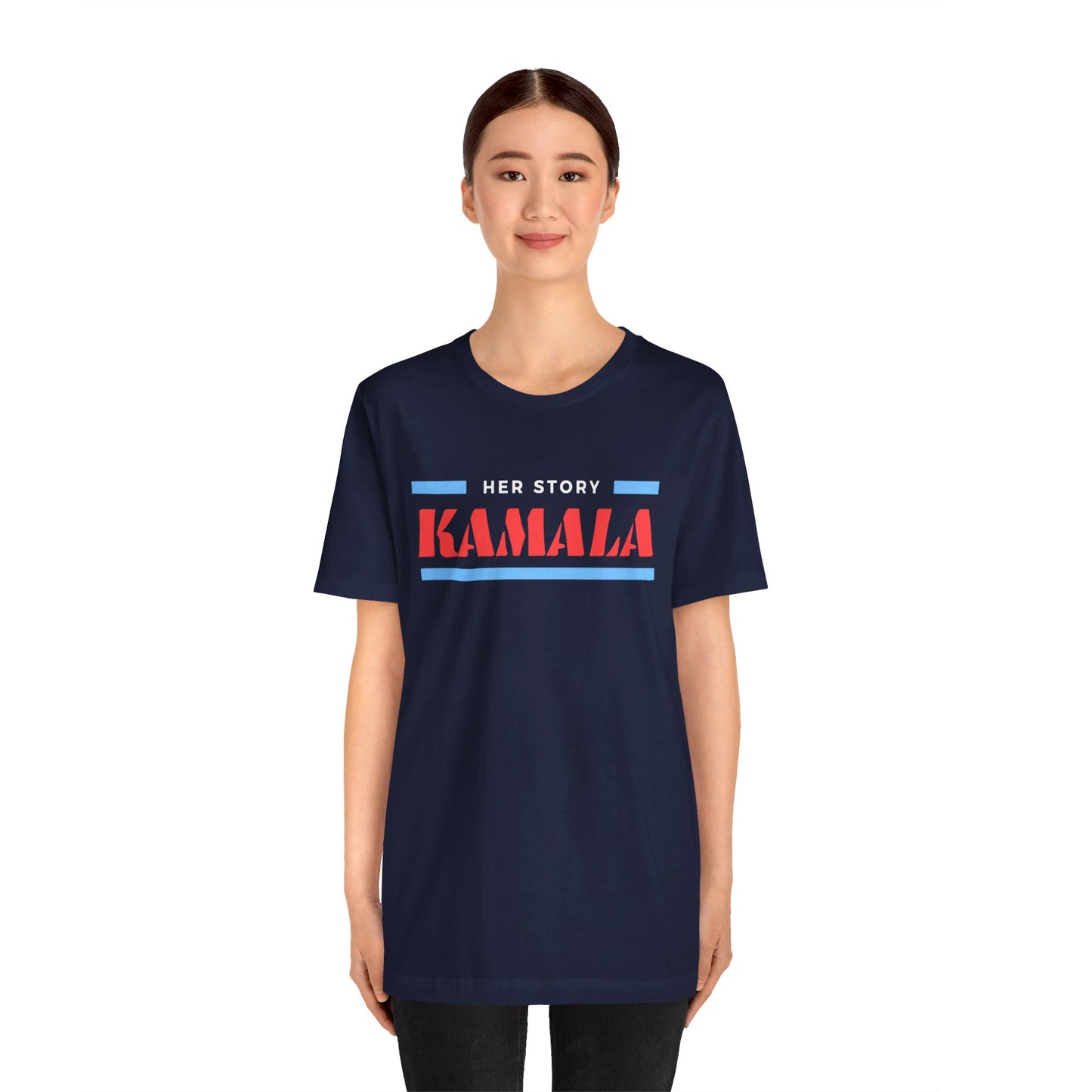 Her Story Kamala Jersey Short Sleeve Tee