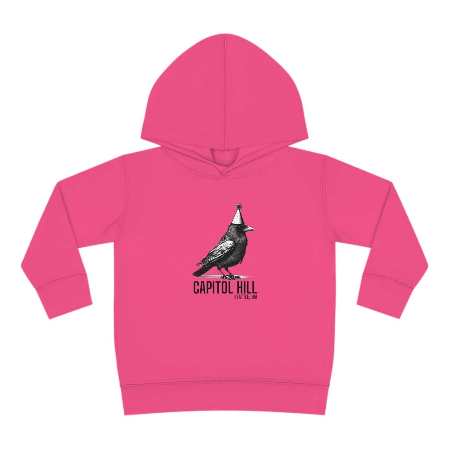 Capitol Hill Seattle Toddler Pullover Fleece Hoodie