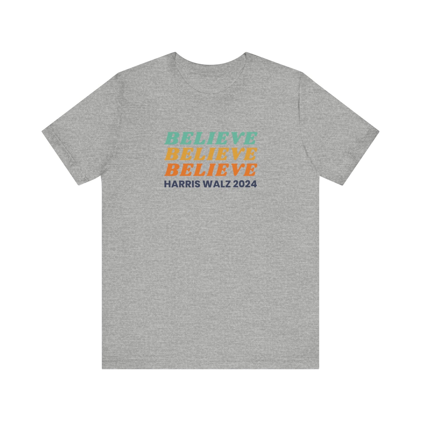 Believe Harris Walz Jersey Short Sleeve Tee