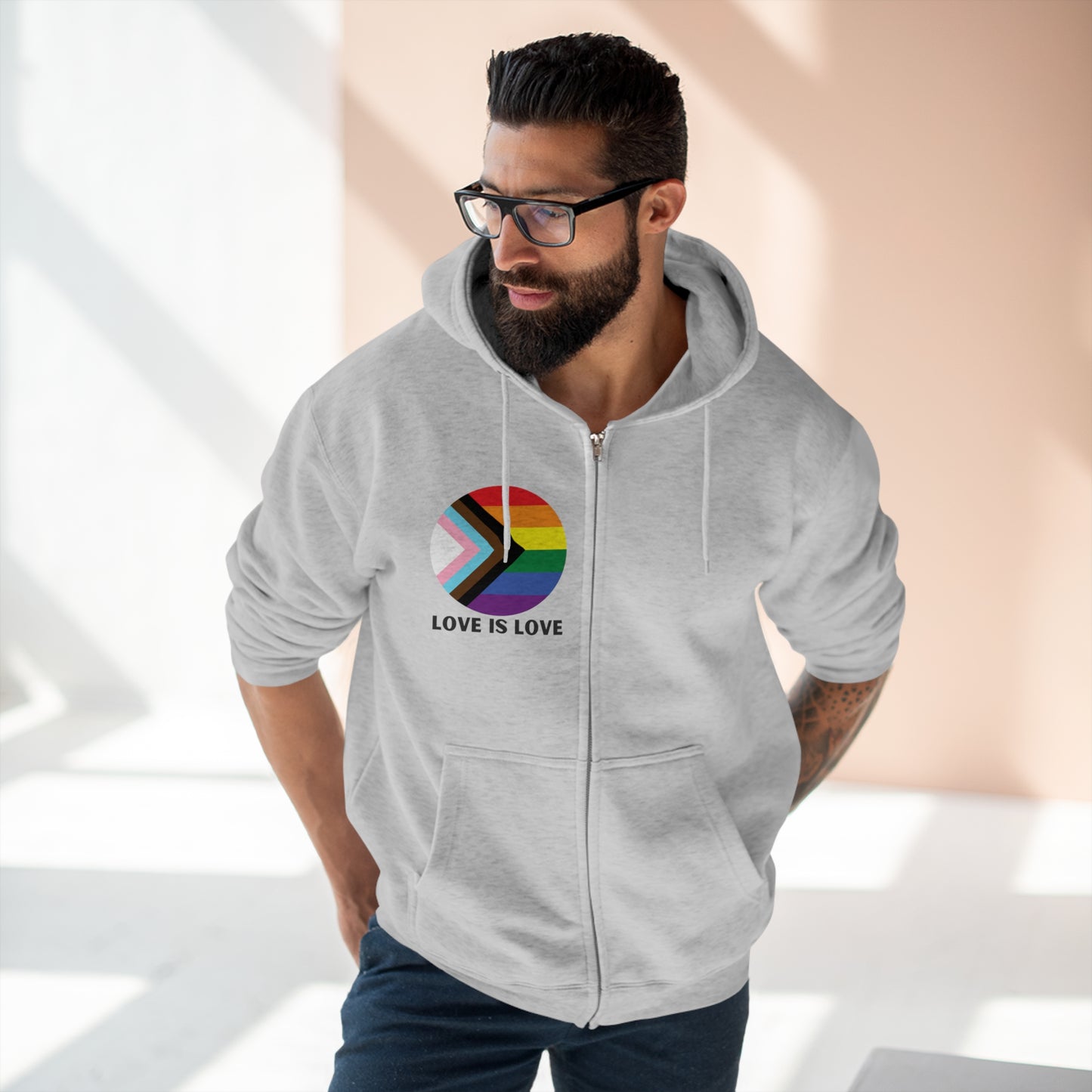 Love Is Love Zip Hoodie