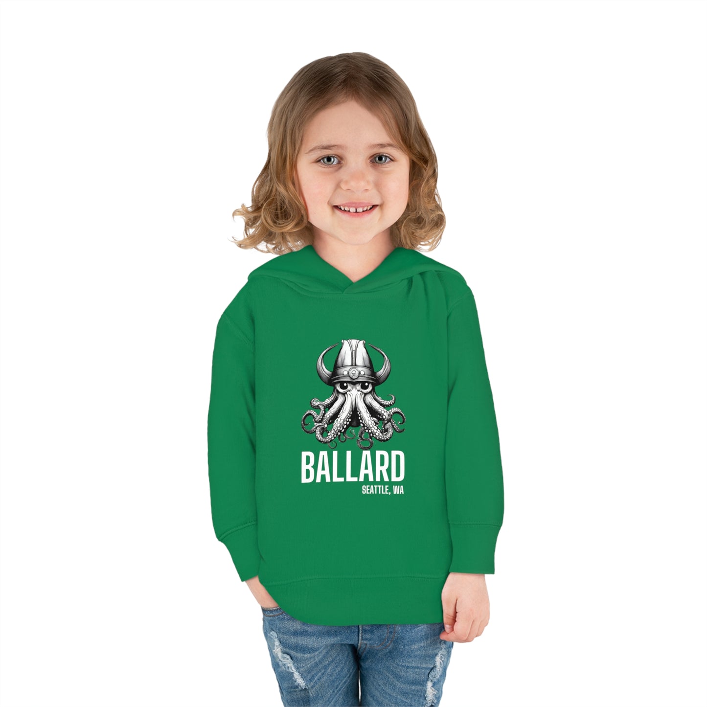 Ballard Octopus Toddler Pullover Fleece Hoodie