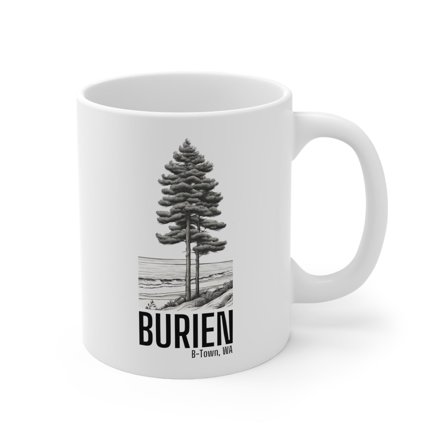 Burien WA Ceramic Mug 11oz