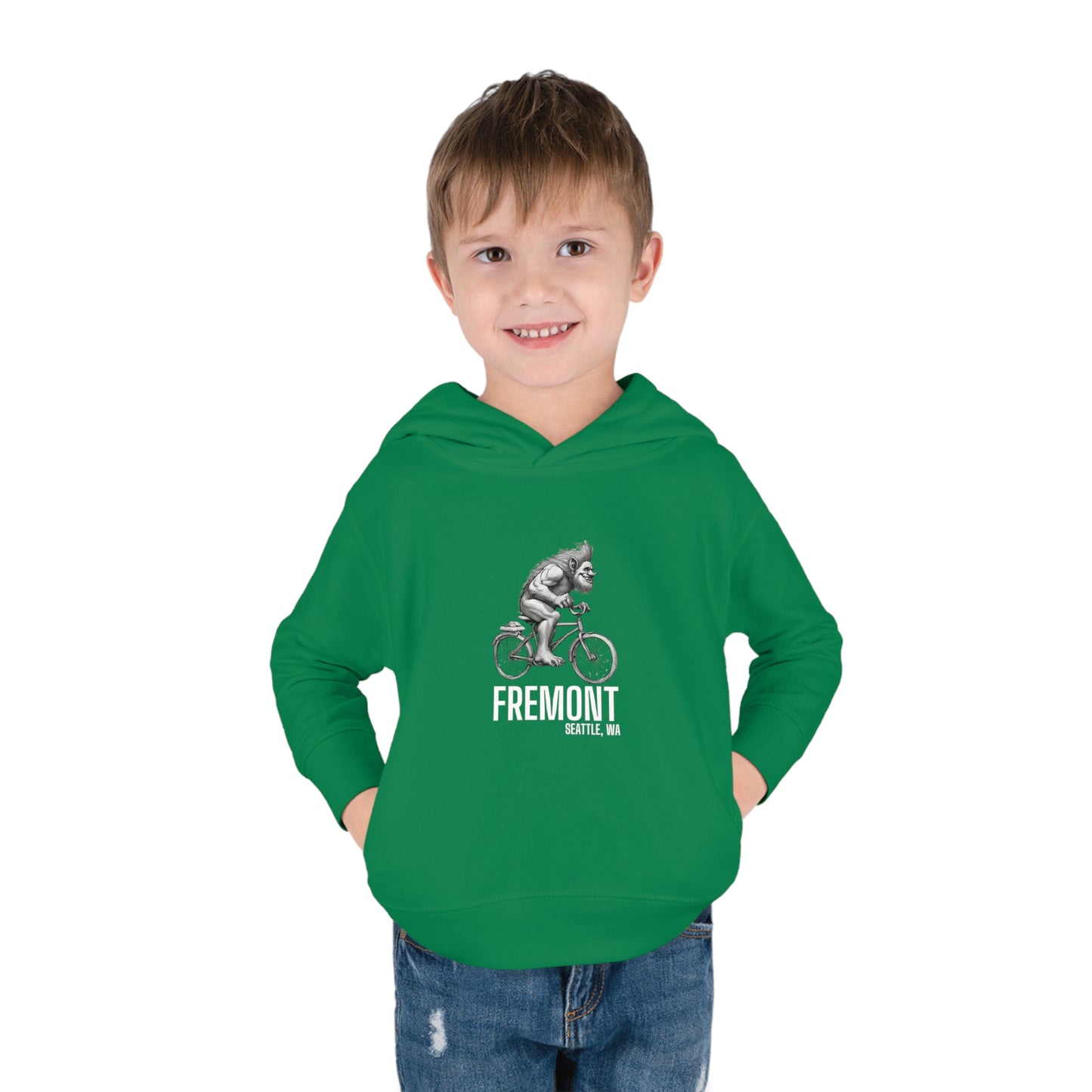 Fremont Seattle Toddler Pullover Fleece Hoodie