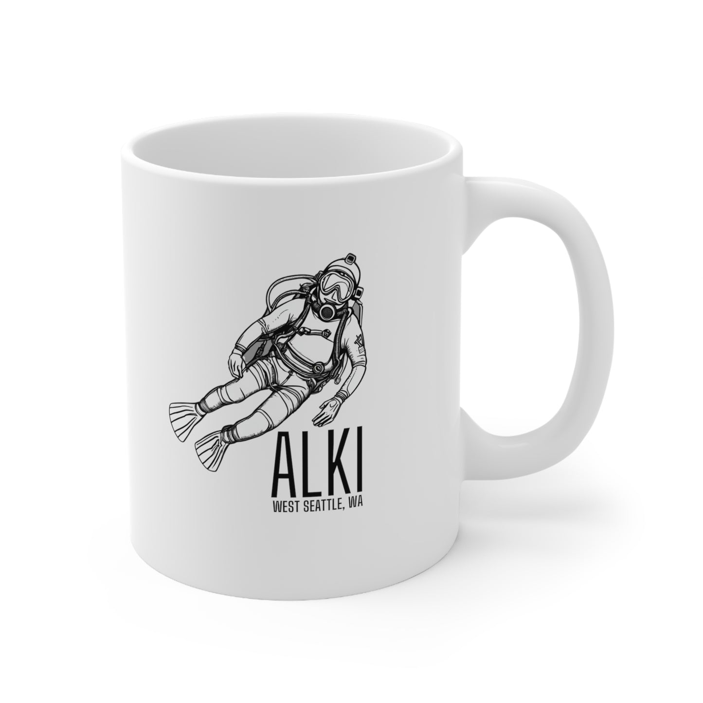 Alki Ceramic Mug 11oz