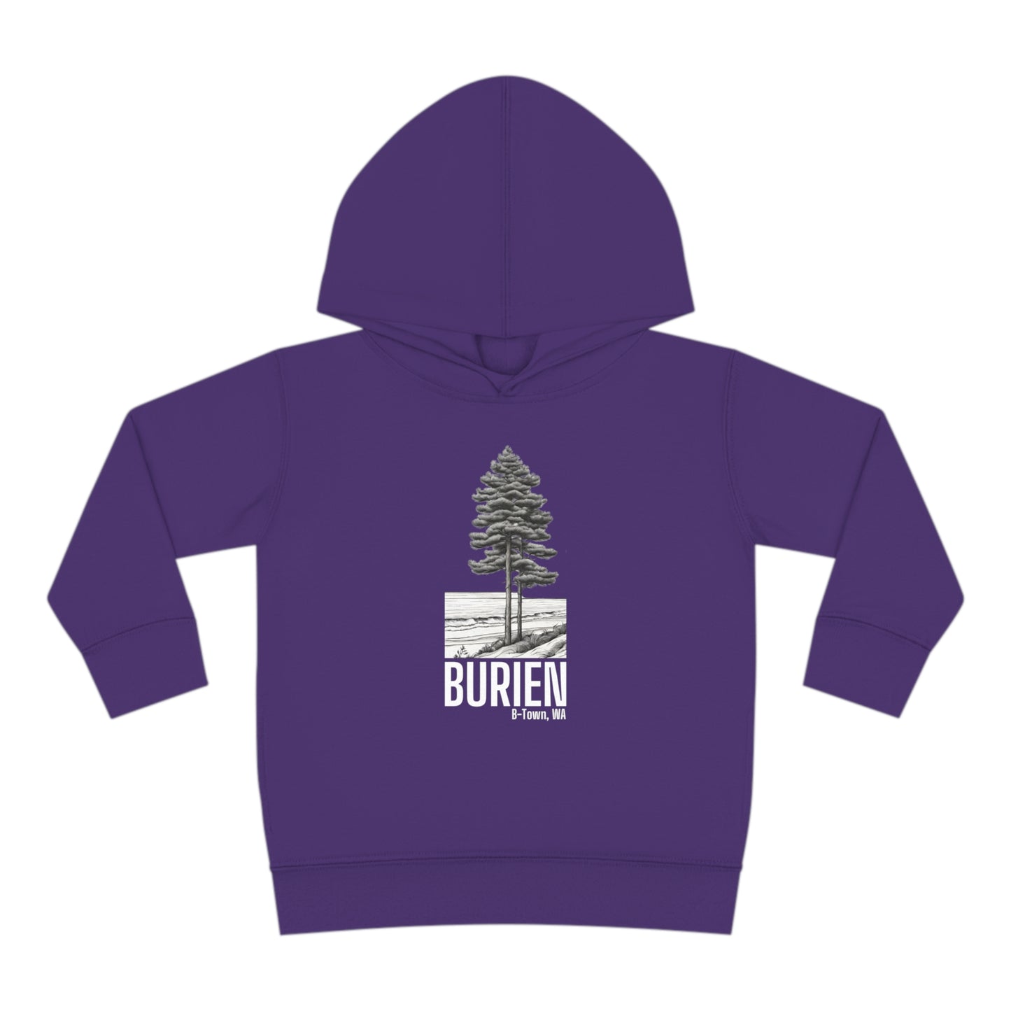 Burien WA Toddler Pullover Fleece Hoodie