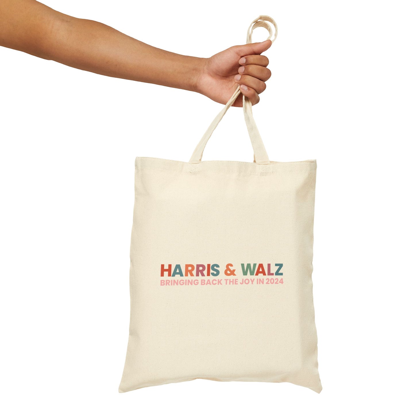 Harris and Walz Bringing Back the Joy Cotton Canvas Tote Bag