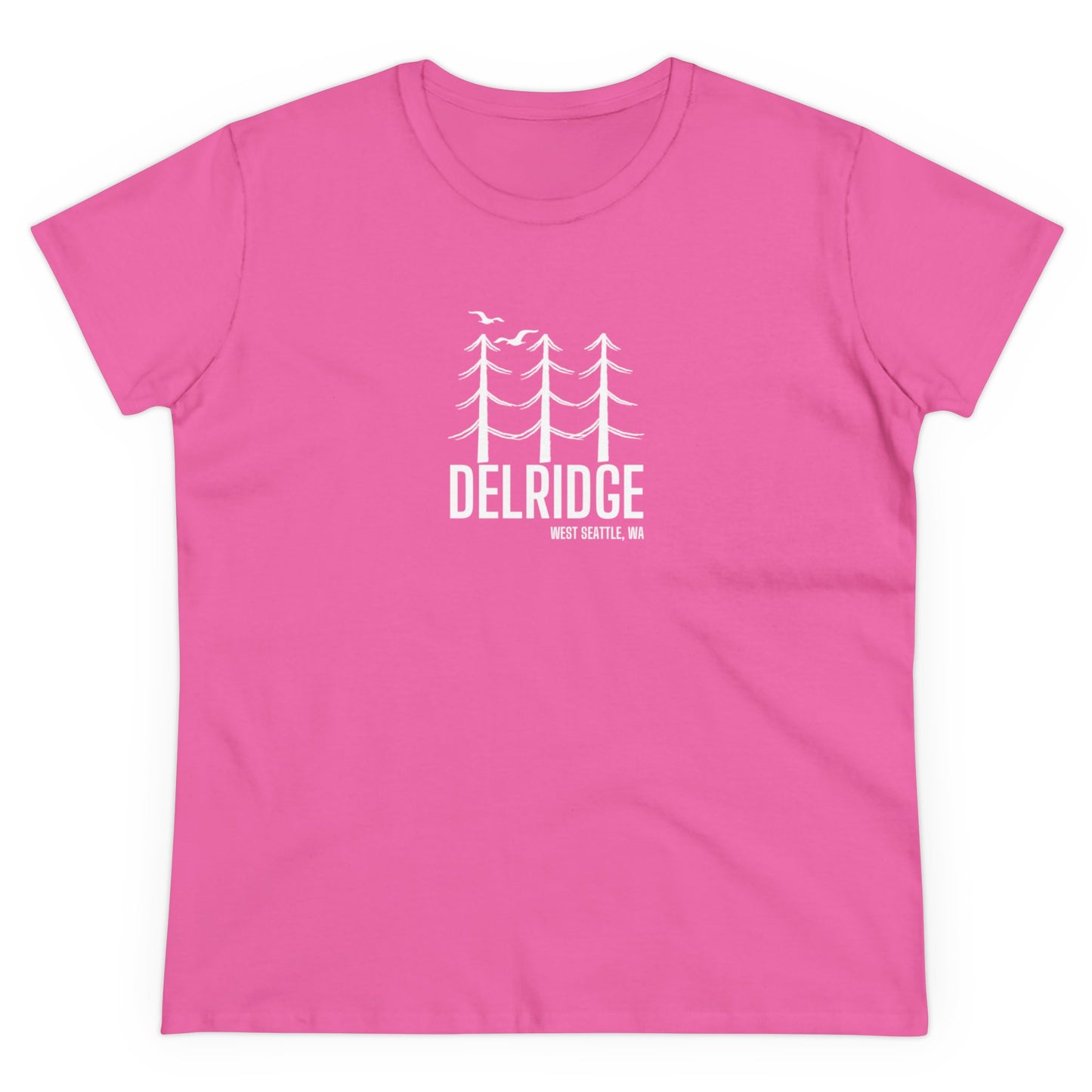 Delridge West Seattle Women's Midweight Cotton Tee