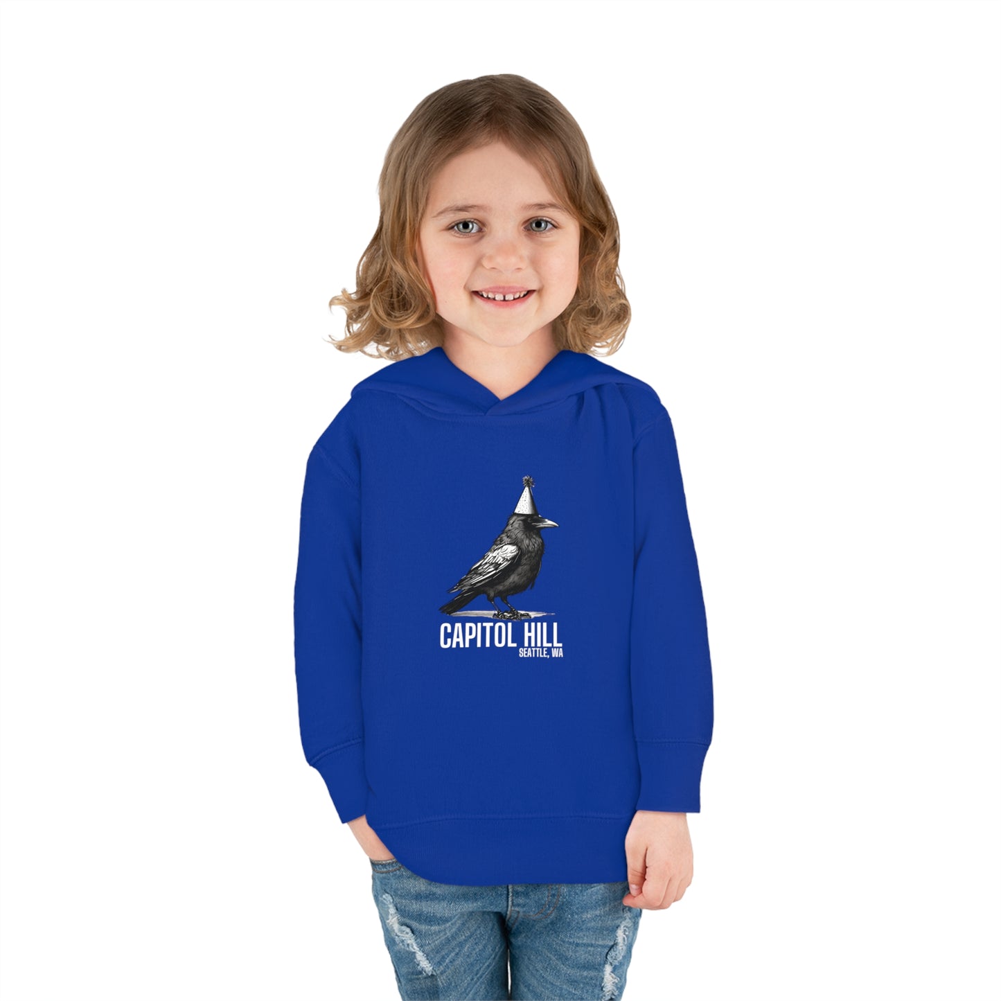 Capitol Hill Seattle Toddler Pullover Fleece Hoodie