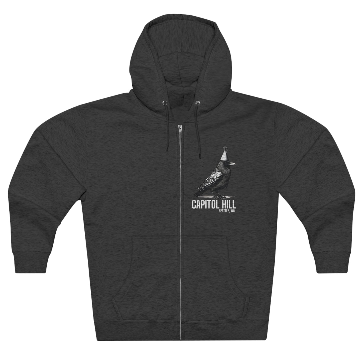 Capitol Hill Seattle Unisex Zip Hoodie