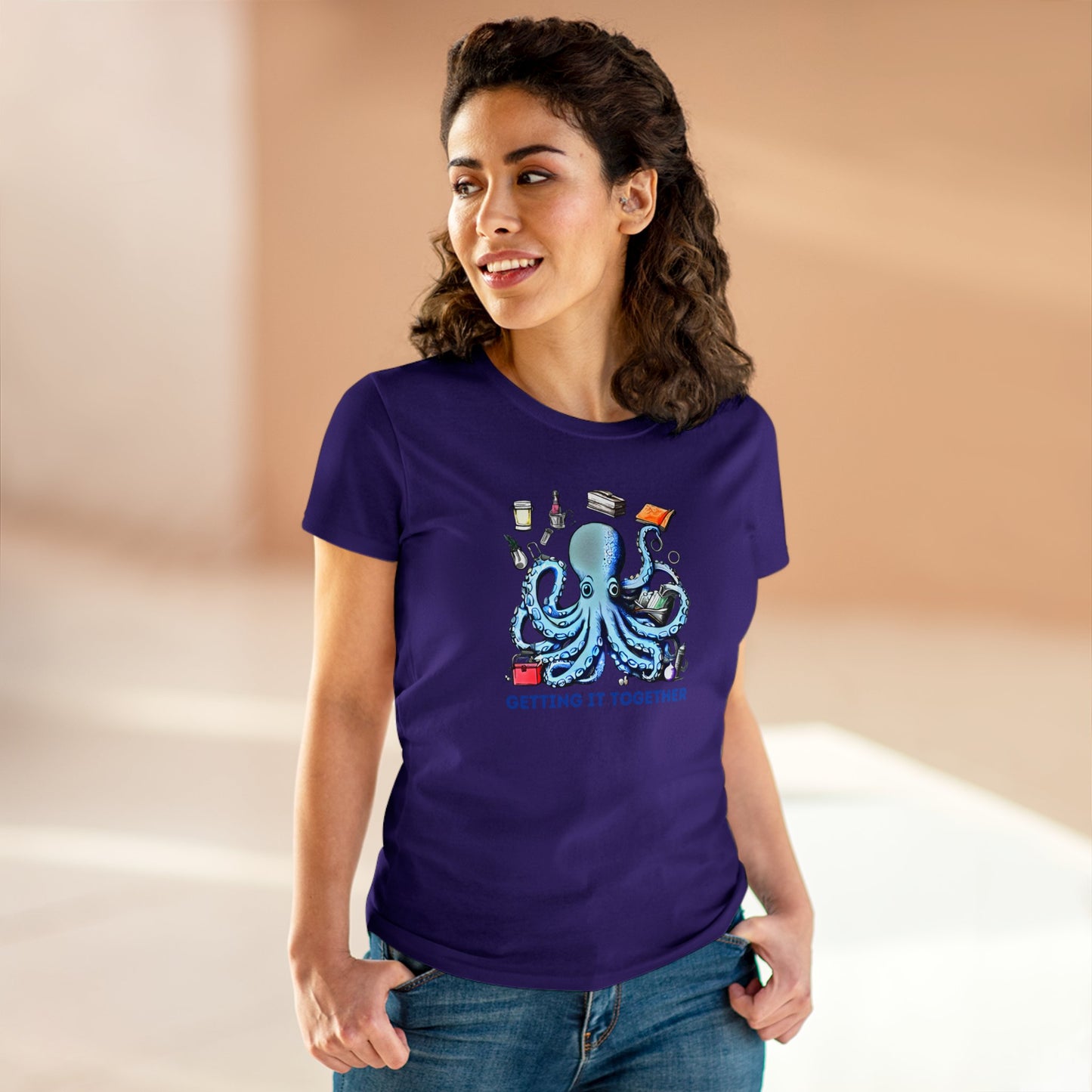 Getting It Together Women's Midweight Cotton Tee