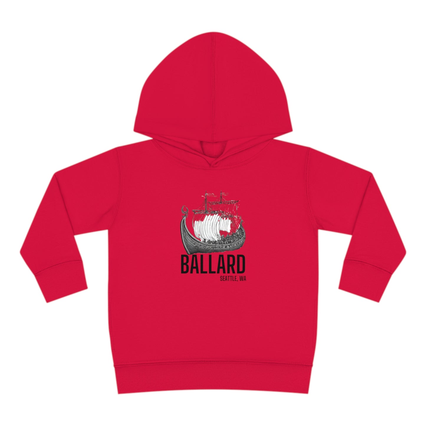 Ballard Seattle Toddler Pullover Fleece Hoodie