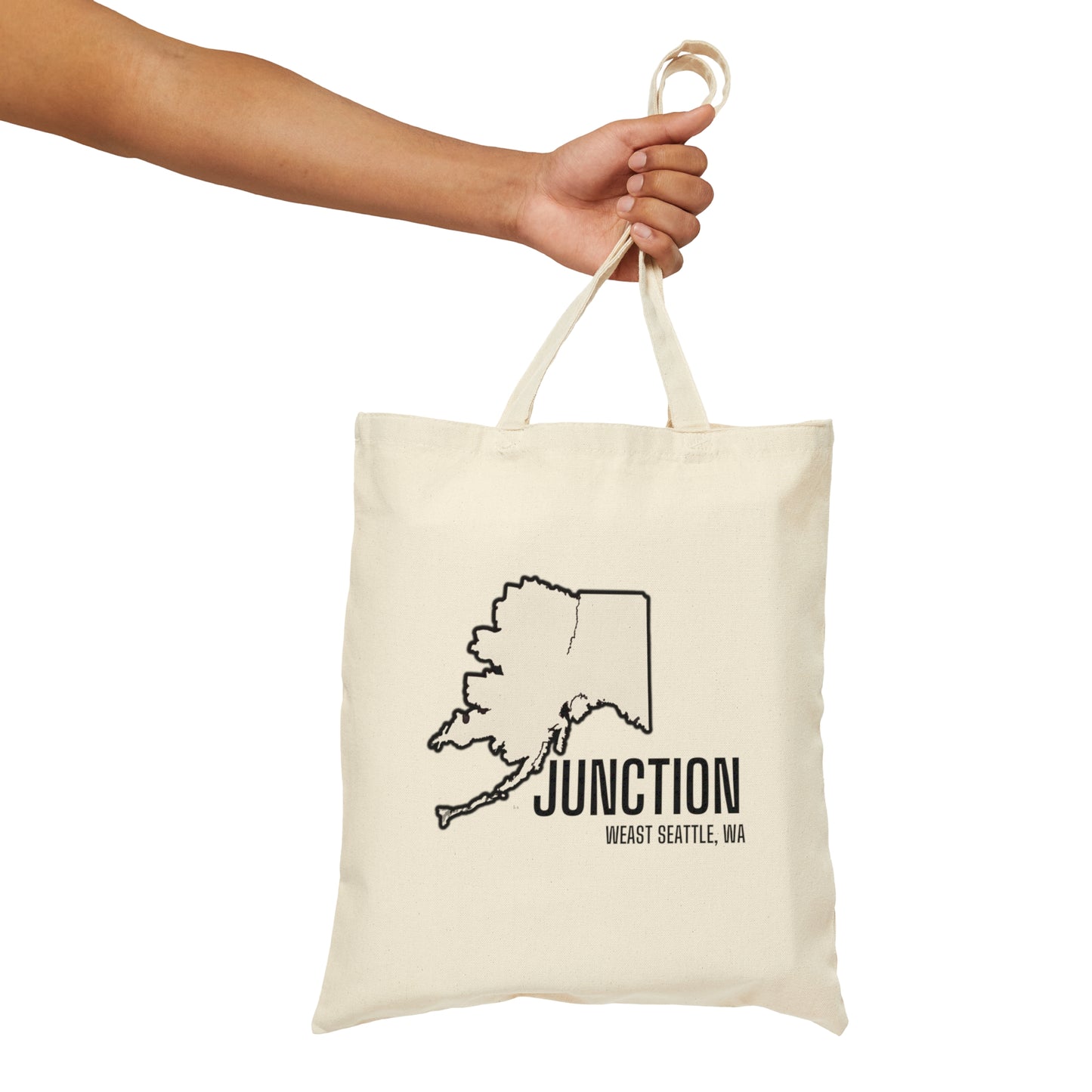 Alaska Junction Cotton Canvas Tote Bag