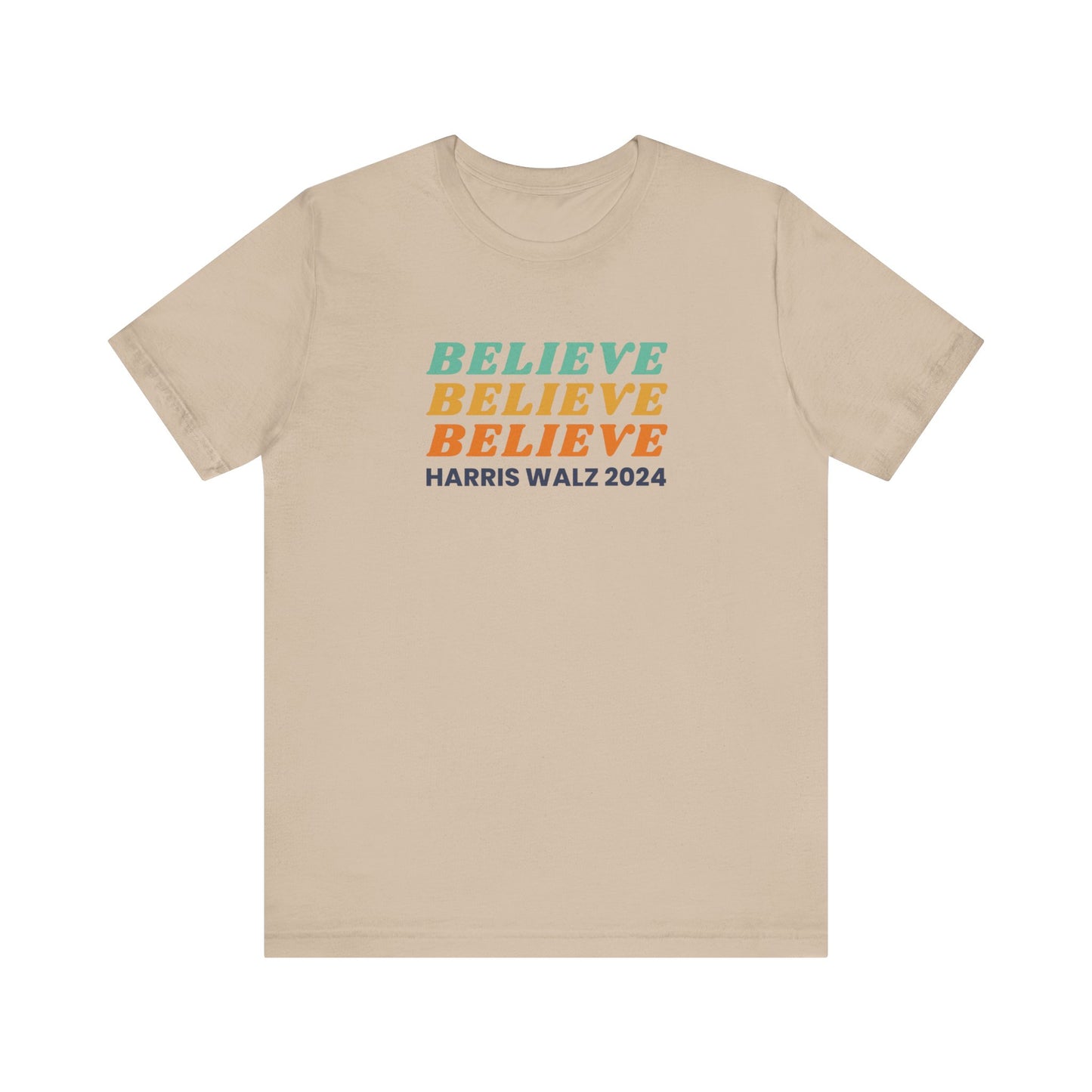 Believe Harris Walz Jersey Short Sleeve Tee