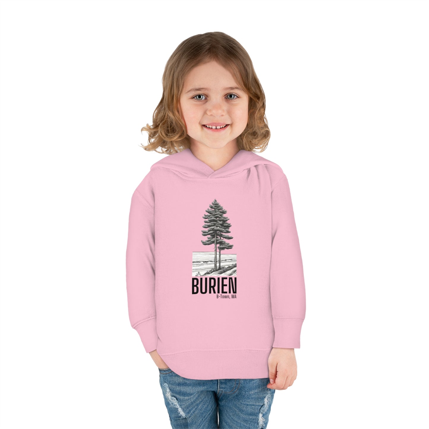 Burien WA Toddler Pullover Fleece Hoodie